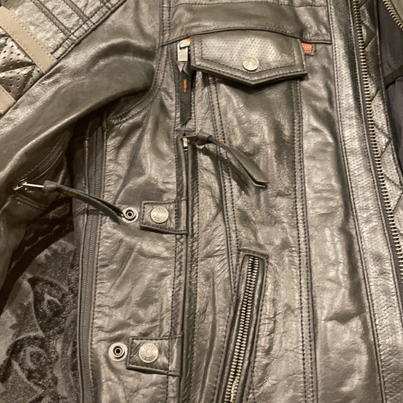 Leather Harley Davidson Jacket authentic - Picture 7 of 8
